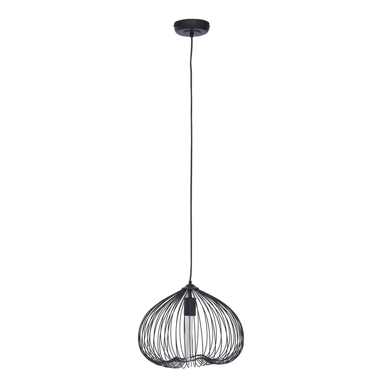 Premier Housewares Chandelier/Ceiling Light Sleek Pendant Lights For Ceiling/Hallway/Living Room Geometric Pattern Lighting For Halls/Bedroom 38 x 150 x 38