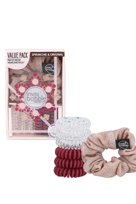 Invisibobble Sprunchie & Original British Royal Queen for A Day x 7 Pieces