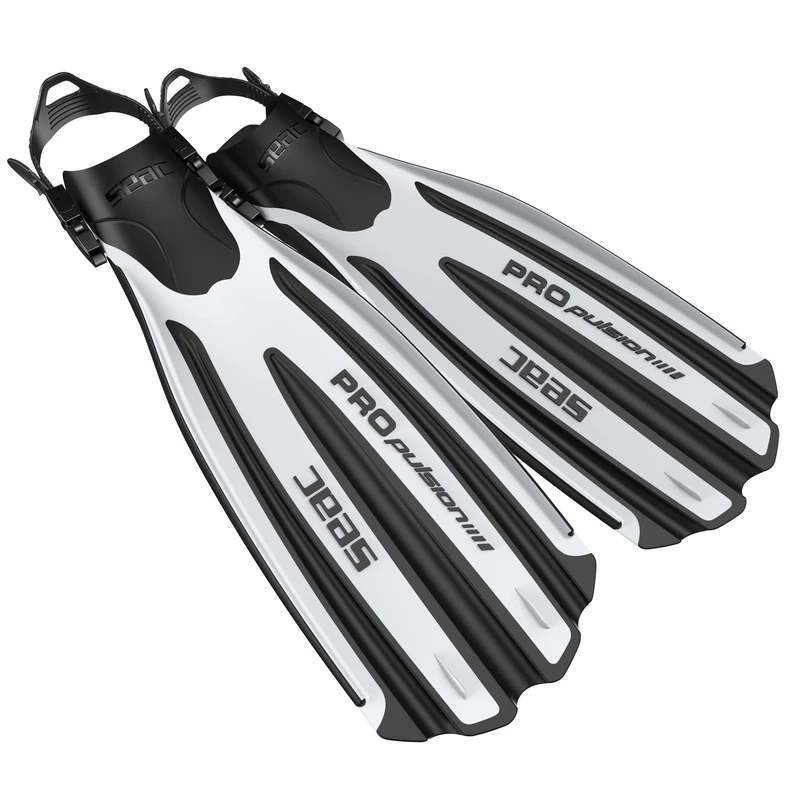 Seac Propulsion, Diving Fins with Adjustable Strap, Made in Italy - Image 1