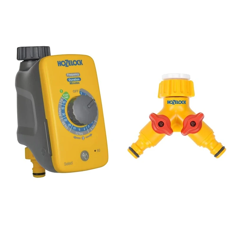 HOZELOCK - Watering Timer Select Controller with Multi-Tap Connector 2-Way