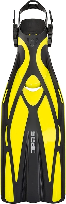 SEAC The F1 Fin, Ultra Light Underwater Fins, only 730 Grams for High Performance in Diving, Adjustable Strap
