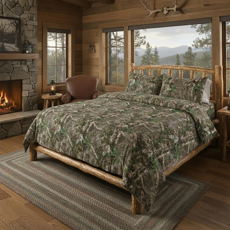 Northwest Realtree Bed in a Bag Set, Full, Realtree Xtra Green Camo
