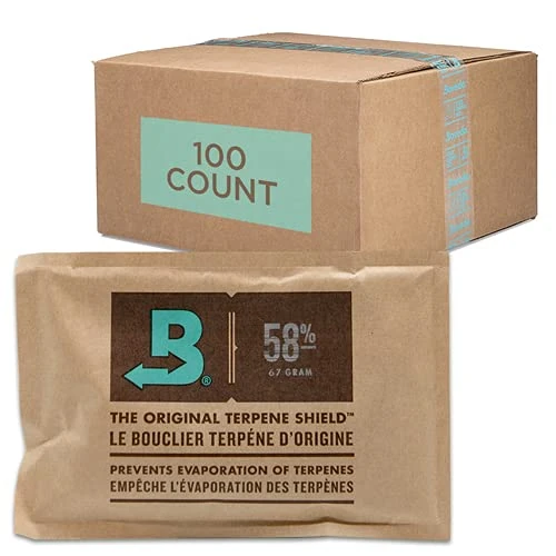 Boveda 58% Humidity Control Packets - 2 Way Humidity Control Packs - Size 67 - BULK 100 COUNT Packs