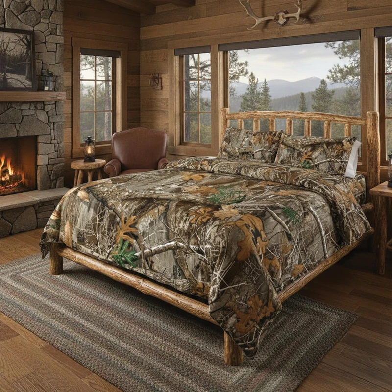 Northwest Bed in a Bag Set, Polyester, Realtree Edge, Queen