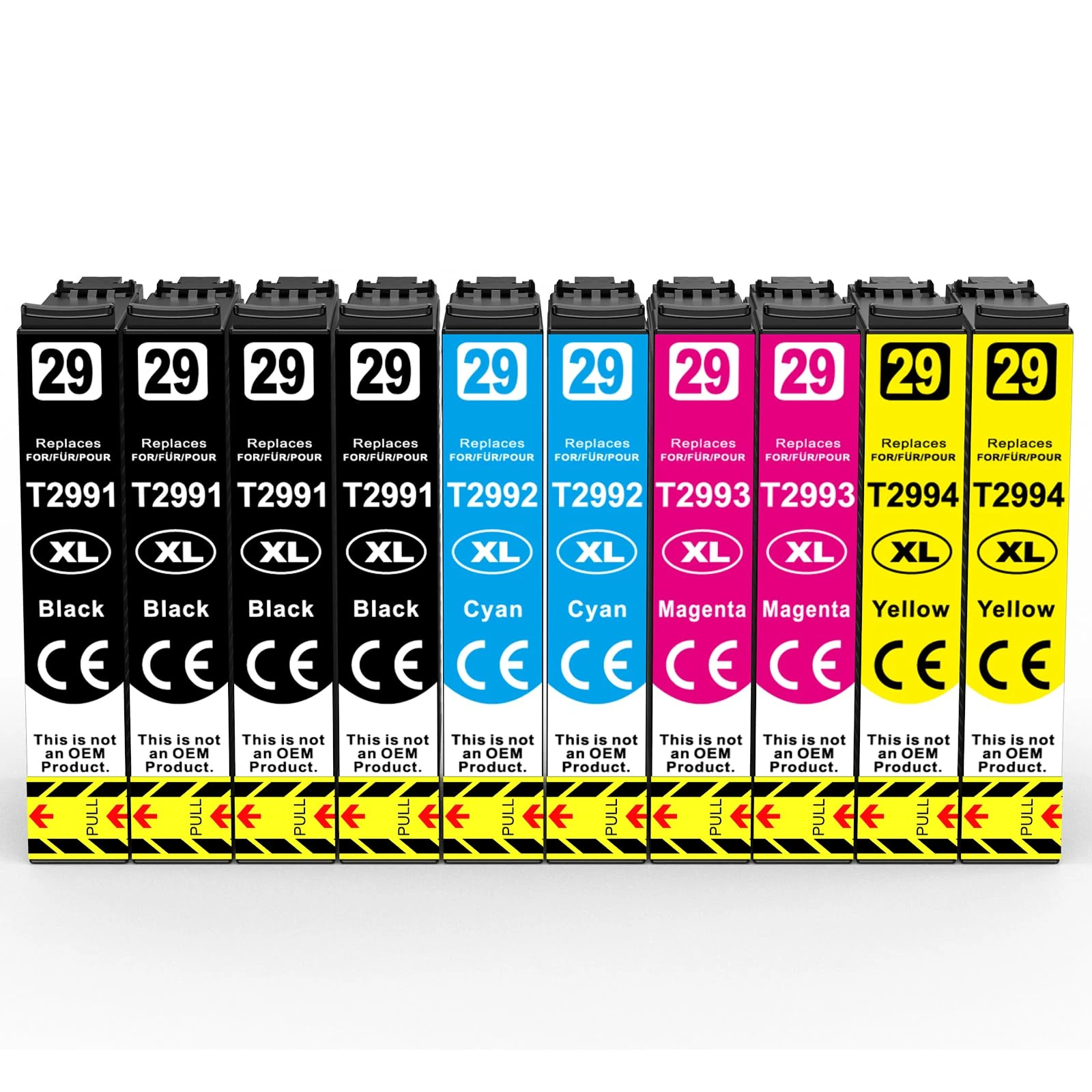 10 Pack 29XL Ink Cartridge Compatible for Epson 29 XL Ink for Expression Home XP-342 XP-335 XP-235 XP-442 XP-352 XP-247 XP-255 XP-332 XP-345 XP-432 XP-435 Printer