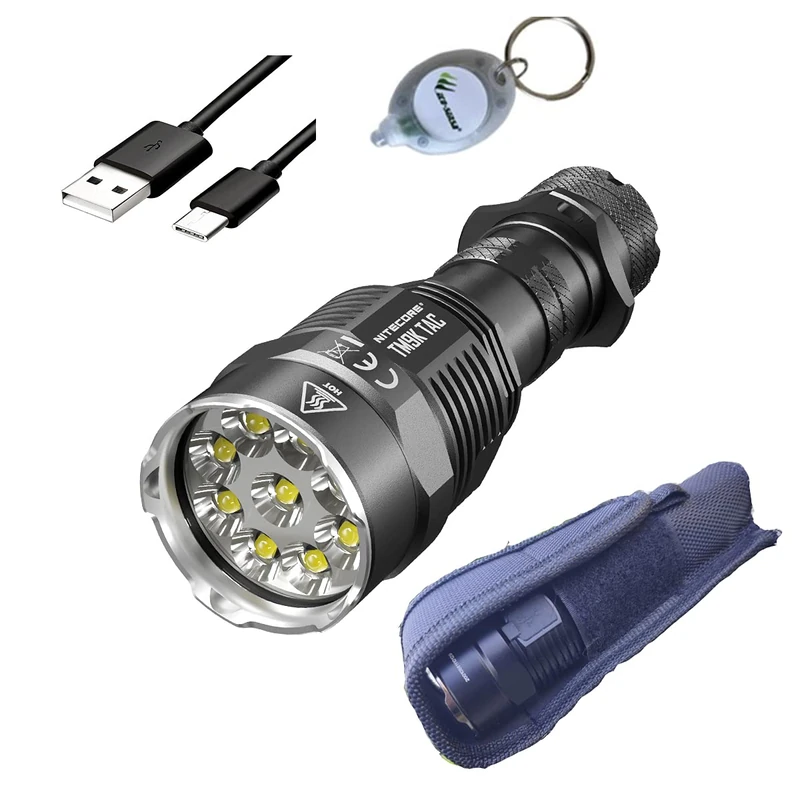 Nitecore TM9K TAC Tactical Flashlight - 9800 Lumens Black