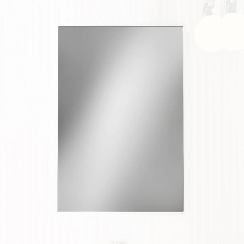 Baikal Bathroom Mirror Various Shapes Option with or Without LED Styles to Fit Bathroom or any Room of the House 50 x 75cm Smooth Mirror