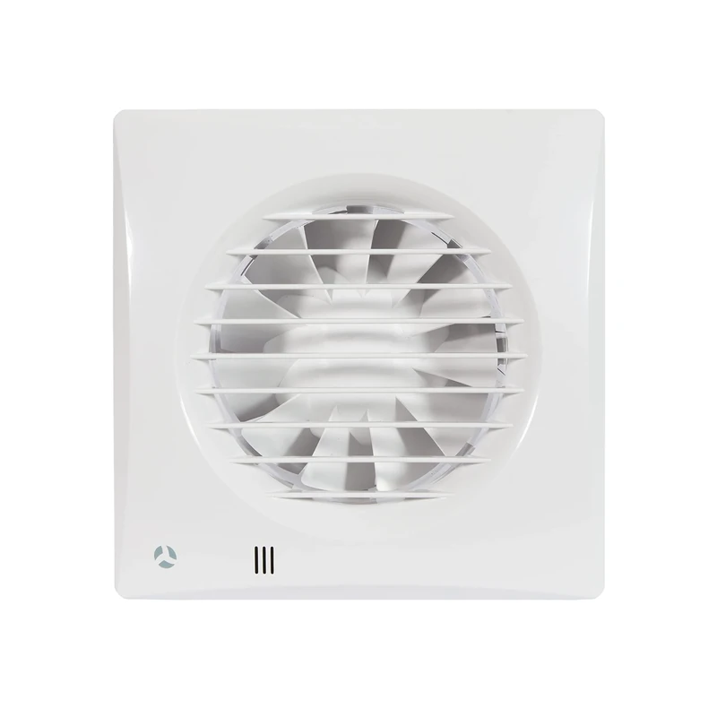 Airflow Aria Quiet 100 HT Extractor Fan with Humidity & Timer - 100mm/4- Energy Efficient 7.5W, 26.9 l/s, Low SFP 0.27W/L/s, 2-Years Warranty