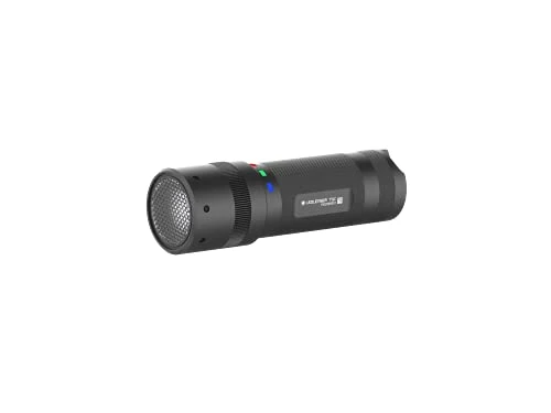 Ledlenser T² QC tactical LED RGB torch, Multicolor (white, red, green, blue), 140 lumens, robust metal housing, 3xAAA battery powered, incl. batteries, hunting, fishing, outdoor