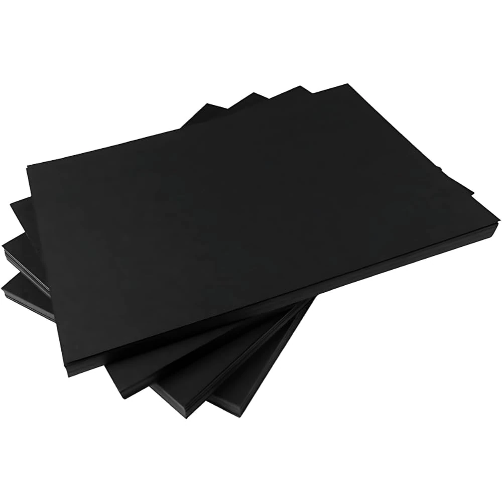 Hawksbill A3 Black Card Stock 225 GSM– 25 Pack Thick Premium Smooth Cardstock for Making Stationery Home or Office Use and Arts or Crafts