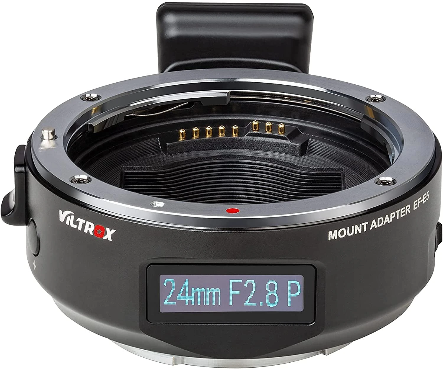 E-Mount Adapter EF-E5 Auto-Focus OLED Display Lens Converter Compatible with EOS EF/EF-S Lens to Sony E Mount Camera A7/A7R/A7S/A7M/A6500/A6400/A6000