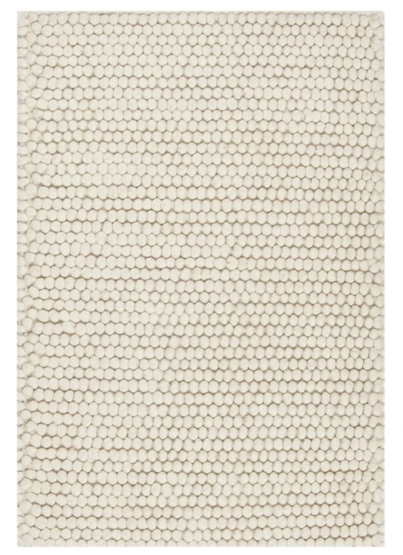 Safavieh Natural Fiber Rug for Living Room, Dining Room, Bedroom - Natural Fiber Collection, Short Pile, in Ivory, 60 x 110 cm