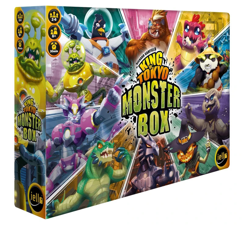 IELLO | King of Tokyo Monster Box | Board Game | Ages 8+ | 2-6 Players | 30 Minutes Playing Time