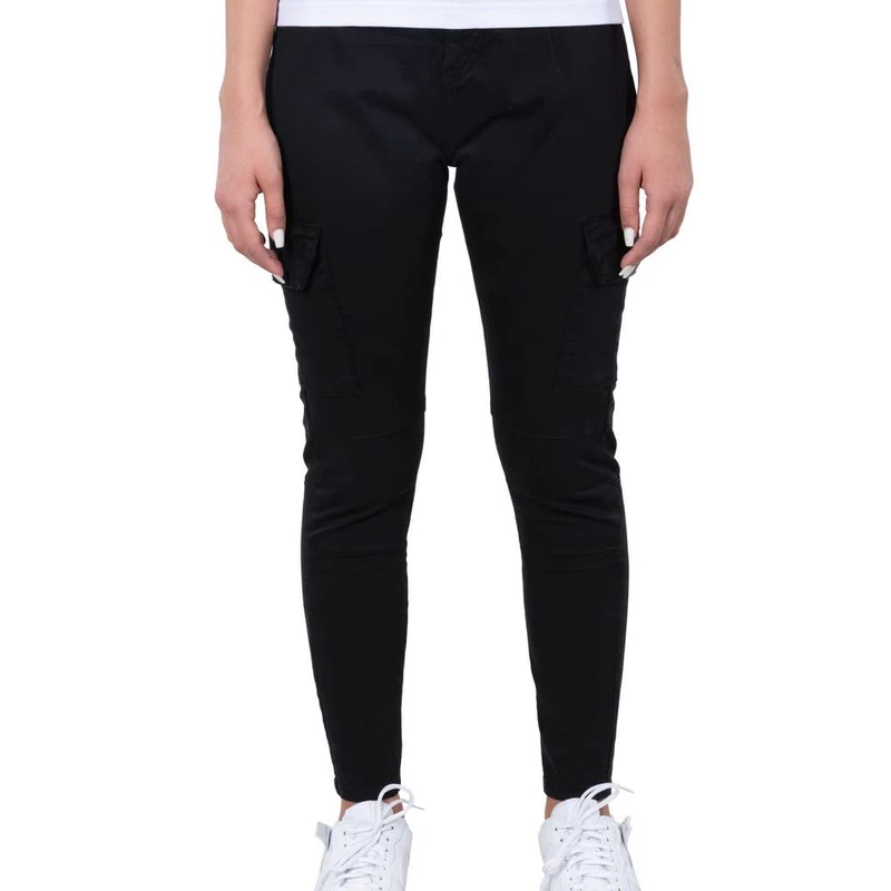 ALPHA INDUSTRIES Women's Agent X Wmn Suit Trousers, Black, L - Image 1