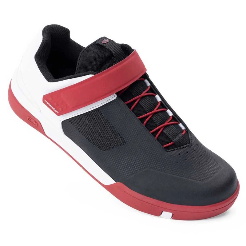Crankbrothers Stamp Speed Lace Cycling Shoes, Red/Black/White, UK 8 / EU 42