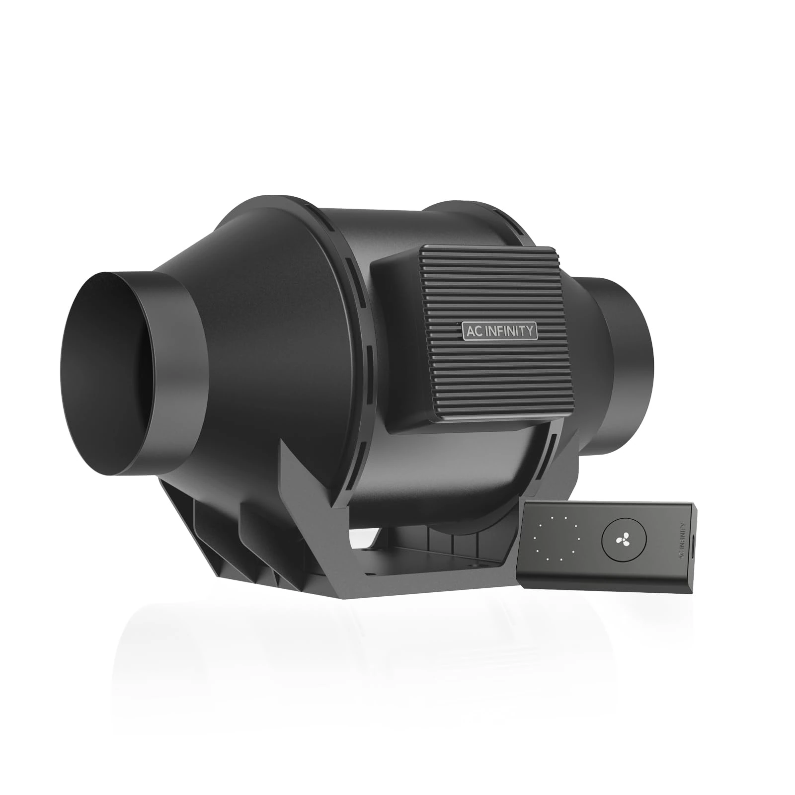 AC Infinity CLOUDLINE A4, Quiet 100mm Inline Duct Fan with Speed Controller, EC Motor - Ventilation Exhaust Fan for Heating Cooling Booster, Grow Tents, Hydroponics, 4-Inch