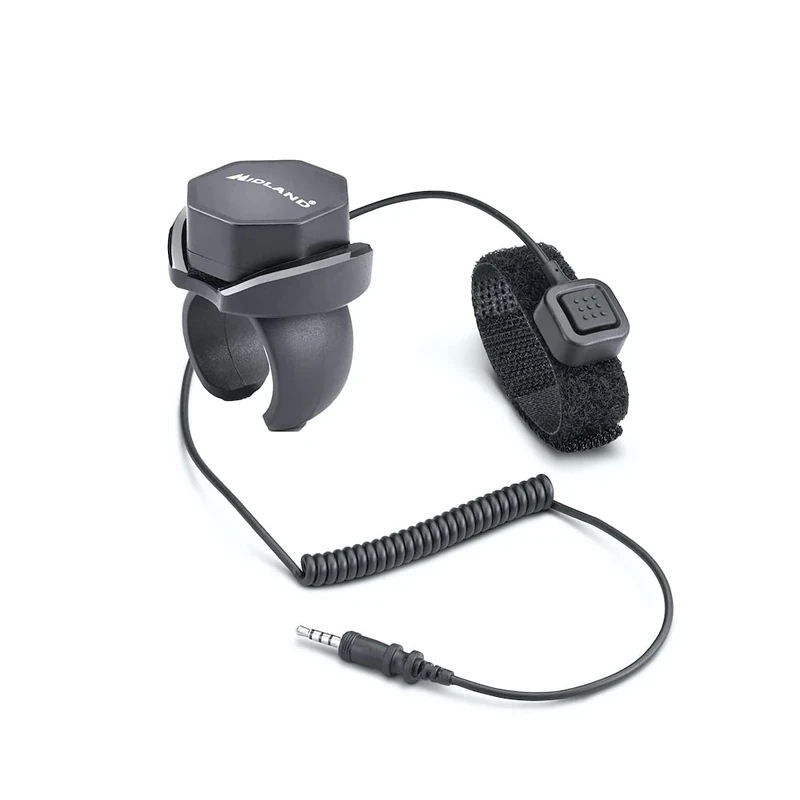 Midland - Low Energy, Bluetooth Car Adapter with Dual PTT, Hands-Free Bluetooth Speaker Kit for Secure Communications - Truck, Camper, Off-Road, Car Accessories - Compatible with CBTALK App