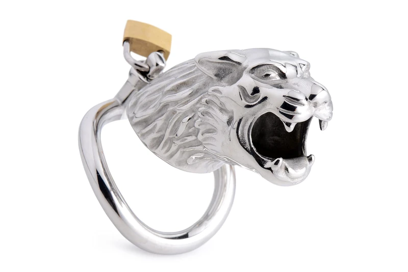 Tiger King Locking Chastity Cage