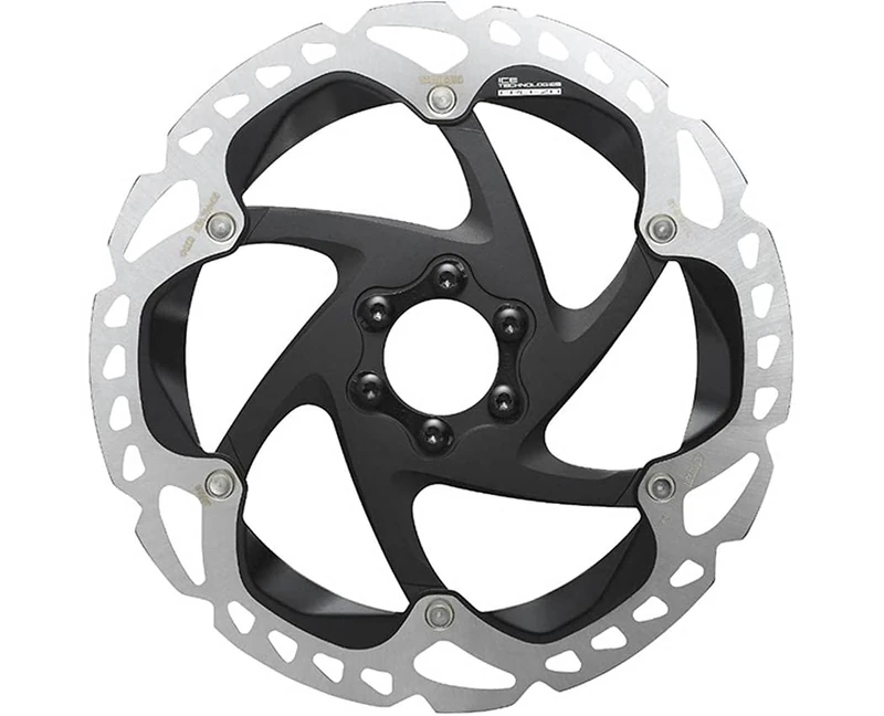 SHIMANO Unisex Rotor Rtmt905 6 Bolt 203mm Bicycle Parts, Silver