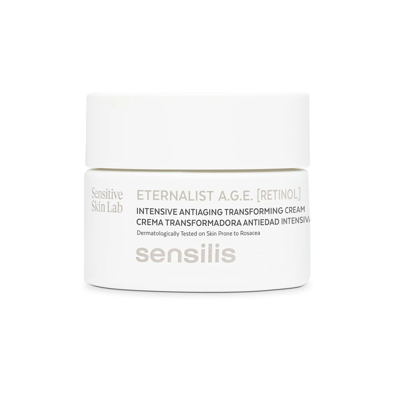 Sensilis - Eternalist A.G.E. Retinol, Intensive Gel Cream for Skin Improvement and Regeneration, Retinyl Palmitate and Collagen Booster, Anti-Glycation Complex, Collagen Booster, Ocean Respect - 50 ml