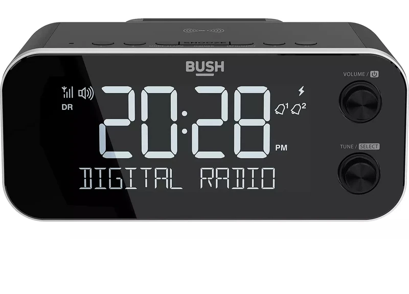 Bush DAB+ Clock Radio with Wireless Charging Dock