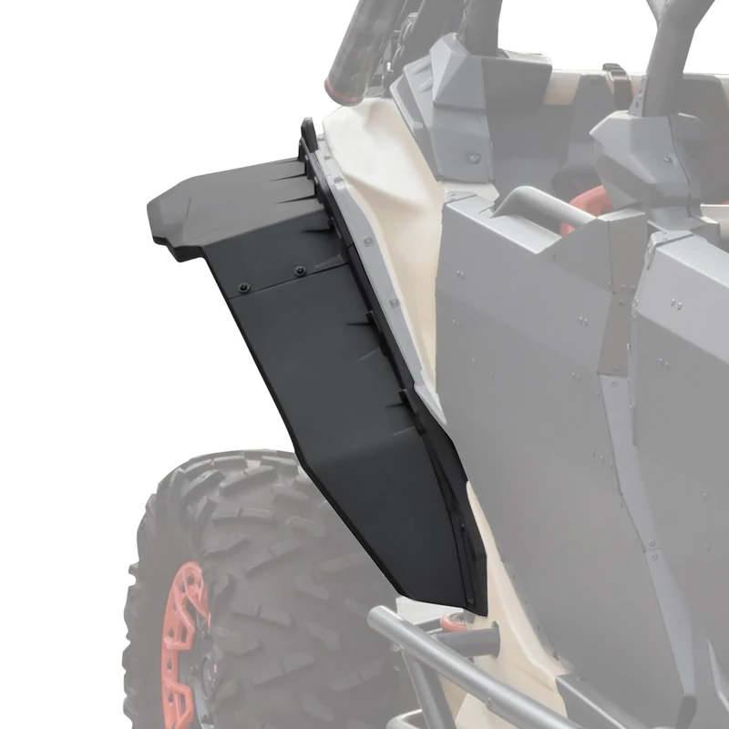SAUTVS Wider Extended Fender Flares Kit for Can-Am X3, XXL Rear Mud Flaps Mud Guards Extension for Can Am Maverick X3 MAX All Models Accessories 2017-2024 (4PCS)