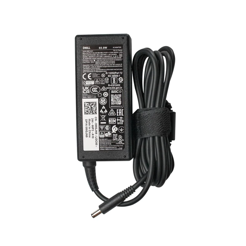 New AC Adapter Replacement For Dell Latitude 3301, Latitude 15 3520, Latitude 3400, Latitude 3500, Latitude 3510 Laptop 65W Charger Power Supply Adaptor PSU Compatible PN: MGJN9 with UK Mains Cable