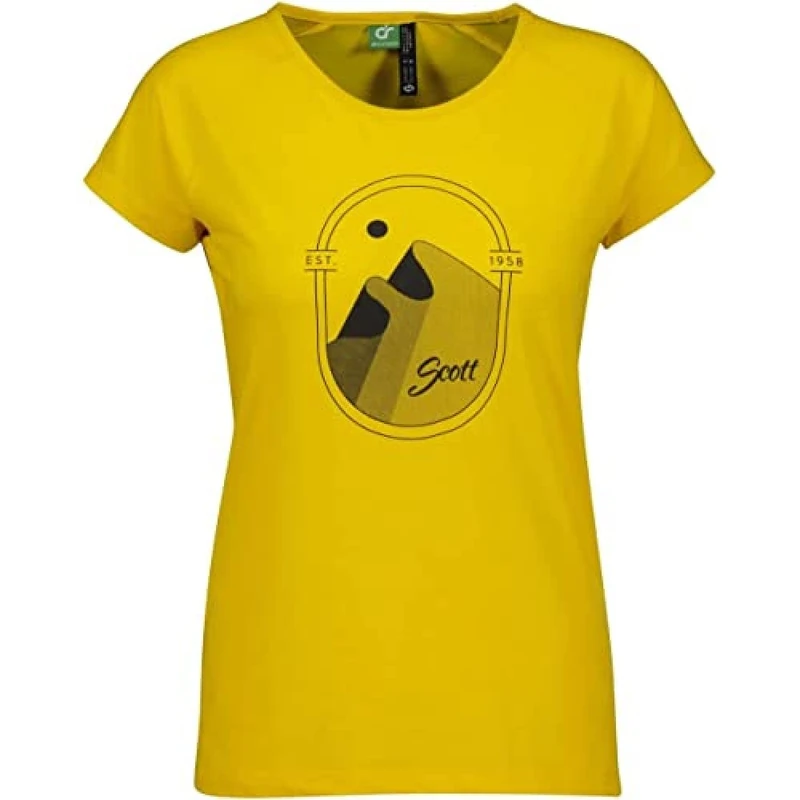 Scott Defined DRI Women's Outdoor/Sports Shirt Short Yellow 2022, Yellow (Sun Yellow), Large - Image 1