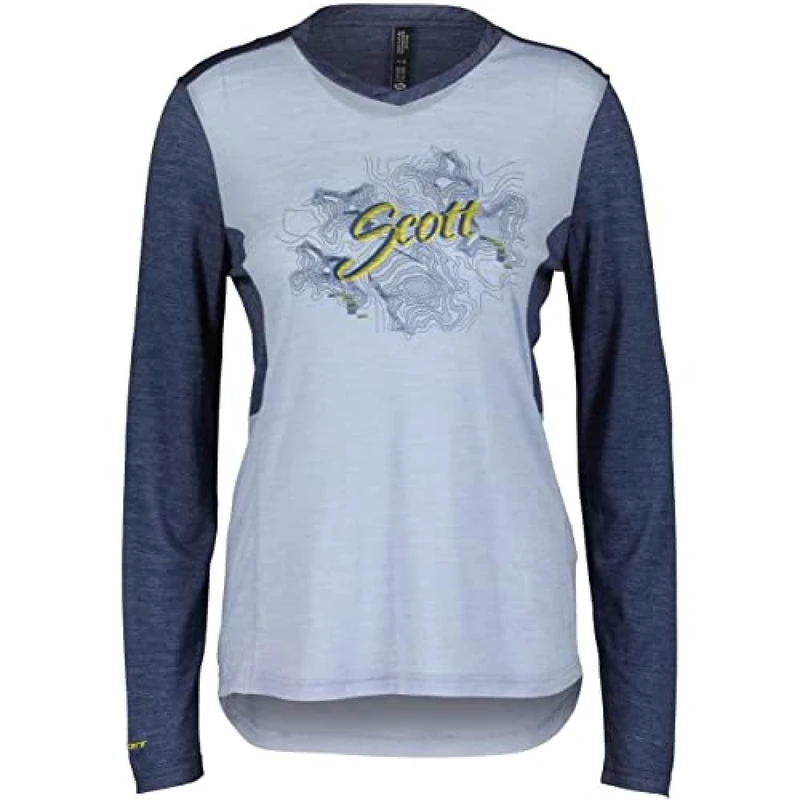 Scott Women's T-Shirt, Mu Gr/Drk Pu, M - Image 1