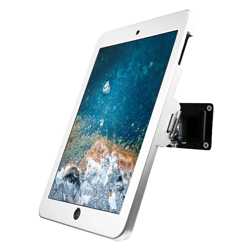 WeSTRUGGLE on Wall Mount Bracket for iPad 9.7"(6th,5th,Gen.), 9.7" Air1&2,9.7" Pro,Excluding 9.7"(1th,2th,3th,4th,Gen.),with Lock, Multi Angle,(Silver)