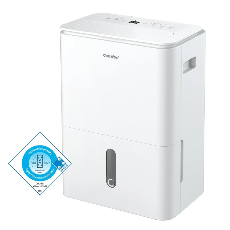 COMFEE'Dehumidifier 16L,Dehumidifiers for Home,Dehumidifier and Air Purifier,Quiet 39dB,APP Control,24 Timer Dehumidifier,HEPA Filter,Continuous Drainage,Laundry Drying,Low Energy Consumption Easy Dry