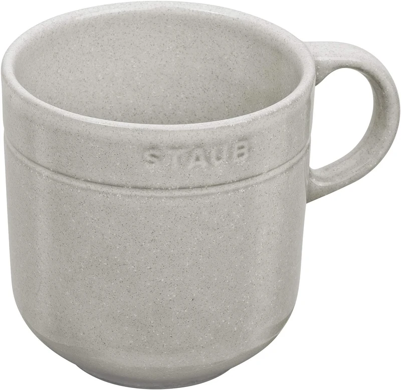 STAUB Dining Line 300 ml White Truffle Ceramic Enamel Coating Mug