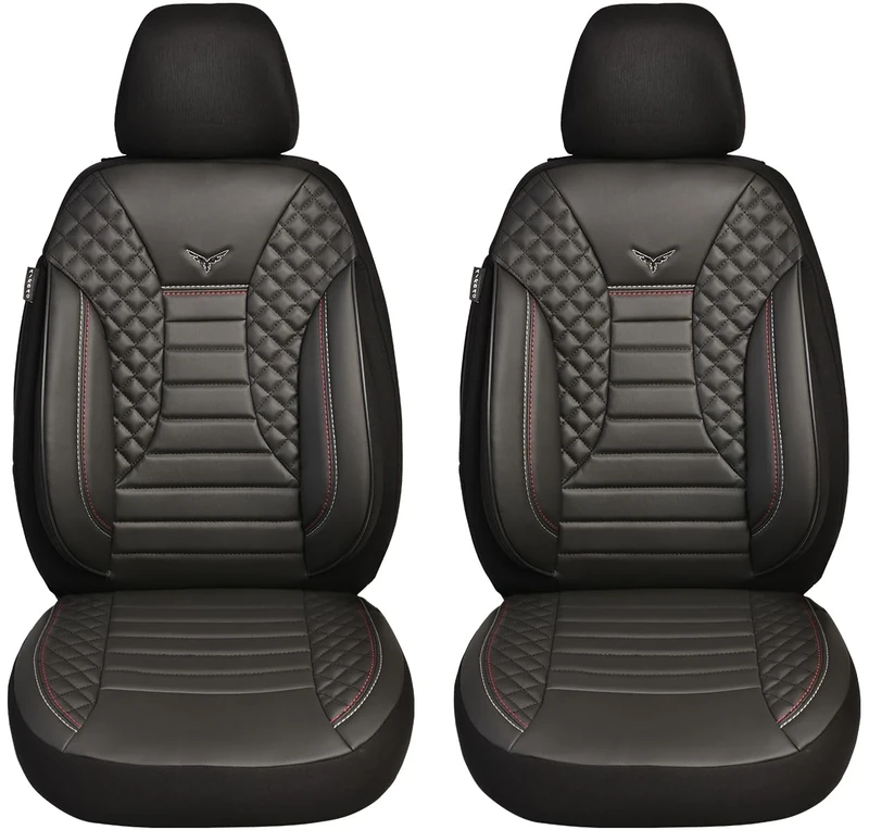 BREMER SITZBEZÜGE Seat Covers for Car Seats Compatible with Volvo XC70 Type P2 from 2000-2007 Driver & Passenger Seat Protector Seat Cover PS804