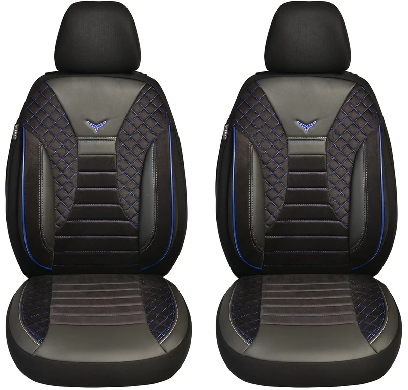 BREMER SITZBEZÜGE Seat Covers for Car Seats Compatible with Volvo V40 / S40 I Type V from 1996-2004 Driver & Passenger Protective Seat Cover PS806
