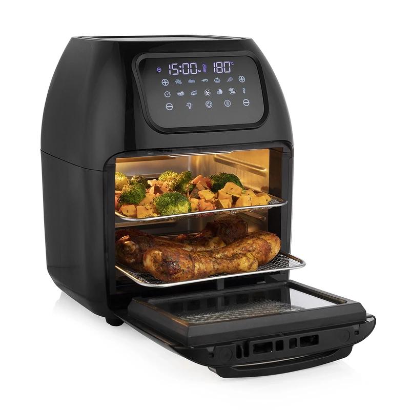 Tristar Multi Crispy Fryer Oven, 10L Capacity, Oil-free Baking, 10 Programmes, Touch Screen, Dishwasher Safe Parts, Non-stick Coating, Accessories Included, 1800 W, Airfryer FR-6964