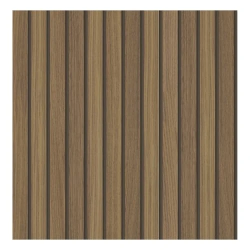 Fresco Natural Wooden Slats Panelled Wallpaper | On Trend Panelled Wallcovering | Eco-Friendly Wallpaper