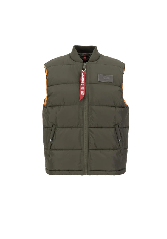 Alpha Industries Men's Puffer Vest LW Dark Olive XXL