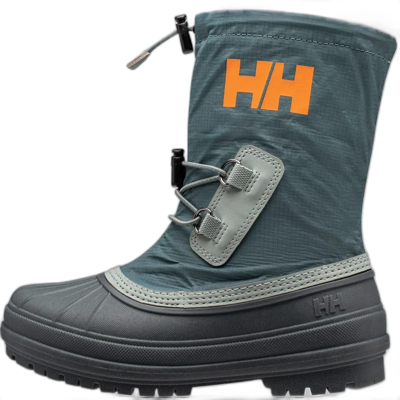 Helly Hansen Boy's Unisex Kids Varanger Insulated Backpacking Boot, Trooper/Eucalyptus, 10 UK Child