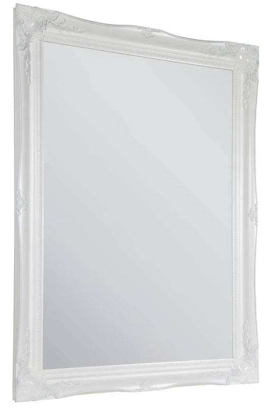 Milton Manor Shabby Chic Antique Style Rectangular Wall Mirror 3ft6 x 2ft6 107cm x 76cm