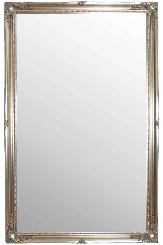 MirrorOutlet Milton Manor Extra Large Silver Antique Shabby Chic Design Big Wall Mirror New 5Ft6 X 3Ft6 167cm X 106cm, 829348260-M