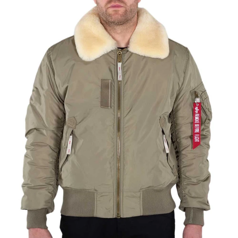 Alpha Industries Injector III Bomber Jacket for Men Stratos
