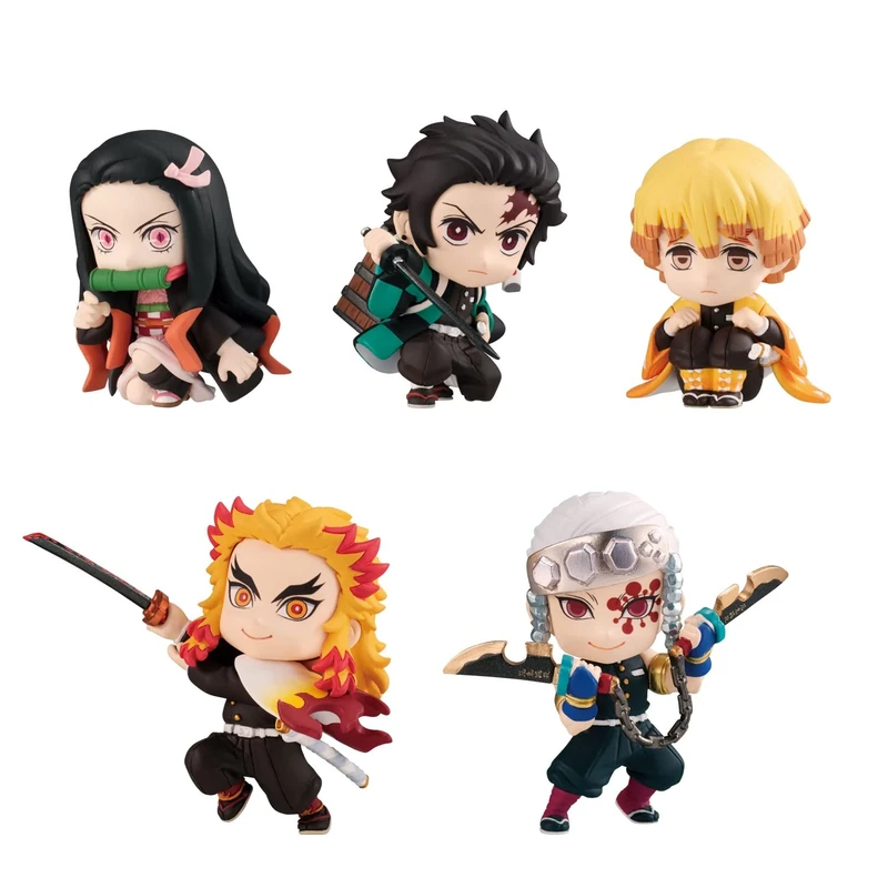 BANDAI Shokugan Shokugan - Demon Slayer: Kimetsu no Yaiba Adverge Motion 4 (Set), Adverge Motion