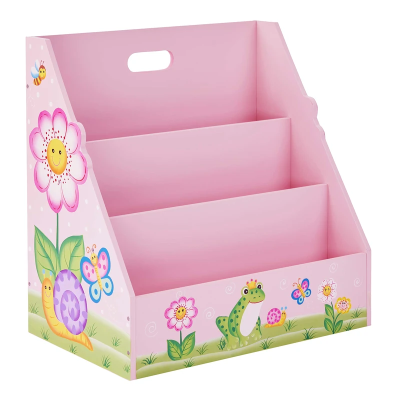 Fantasy Fields Magic Garden Kids Bookshelf Bookcase Book and Toy Organiser Storage VEN-TD-13142A - Image 1