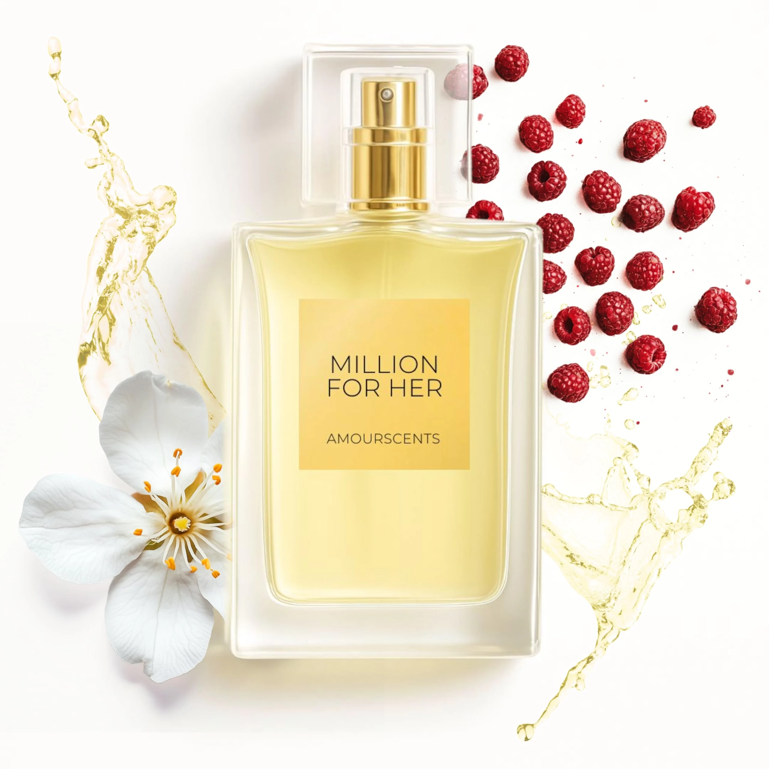 Amour Scents L Million For Her - Inspired Alternative Perfume, Extrait De Parfum, Long-Lasting Fragrance for Women - Ideal for Perfume Lovers - Luxurious Scent (50ml)