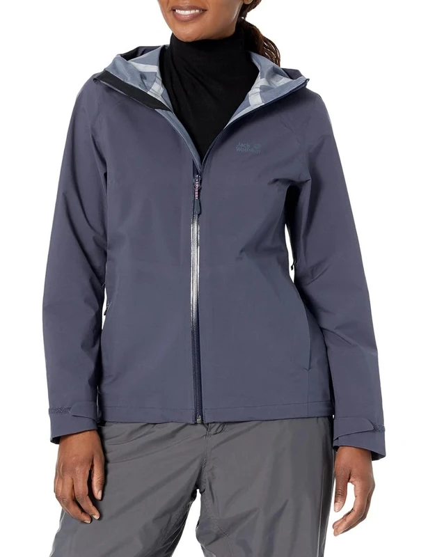Jack Wolfskin Women's Highest Peak Jacket, graphite, L - Image 1