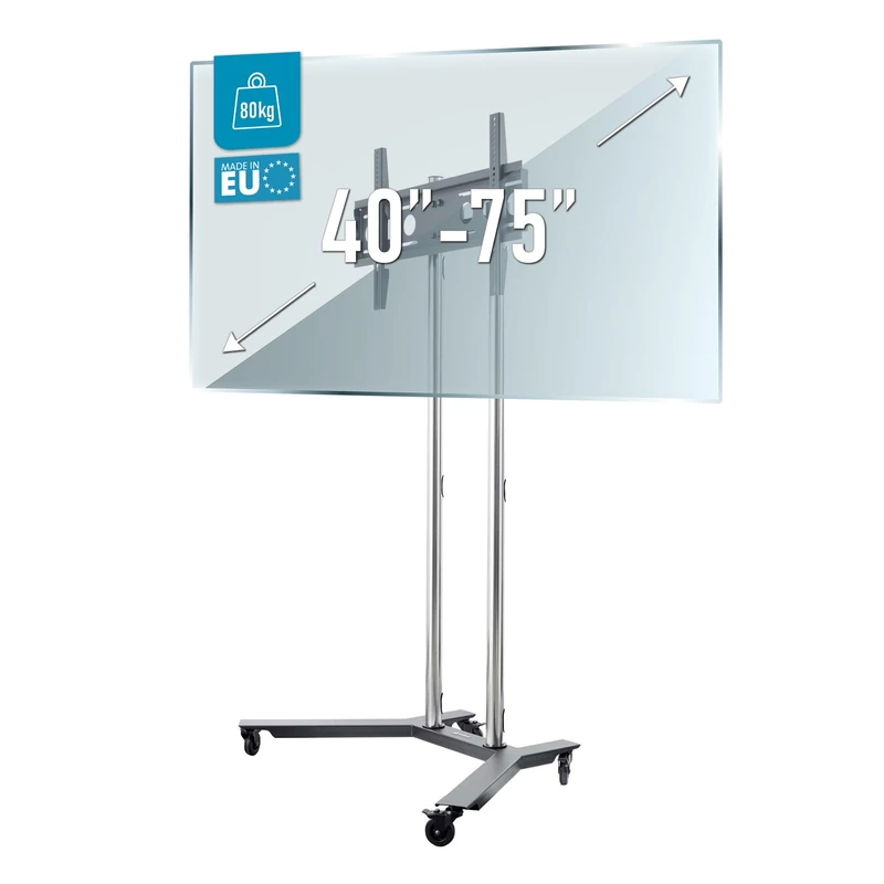 Edbak TR1 22-Inch Message Display Mount - Black, Stainless Steel