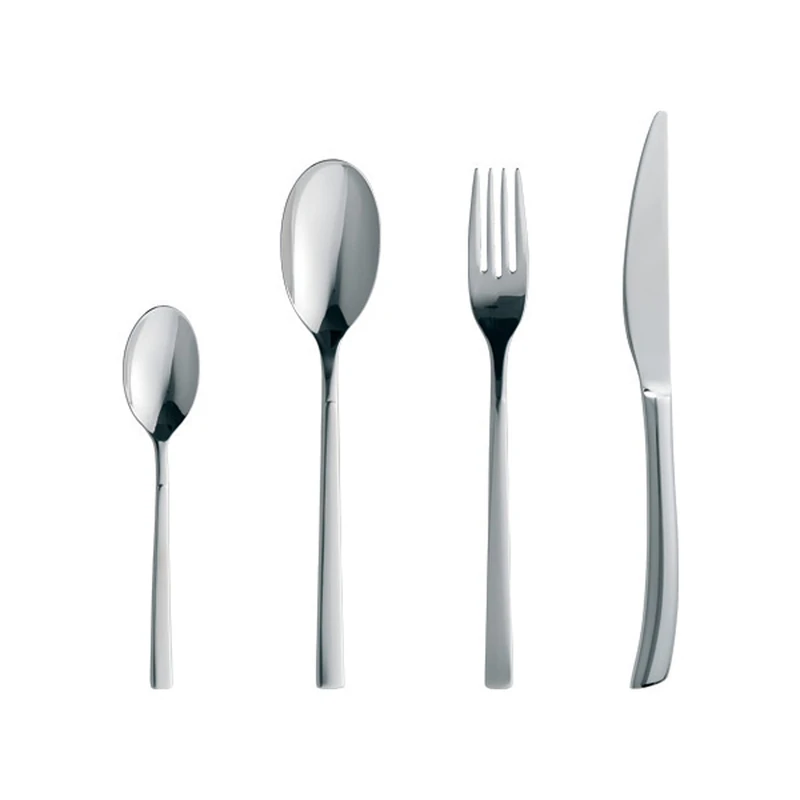 Denby – Spice 16 Piece Stainless Steel Cutlery Set for 4 People – Dishwasher Safe Tableware Kitchen Service – Flatware Set with Fork, Table Knife, Dessert Spoon & Teaspoon