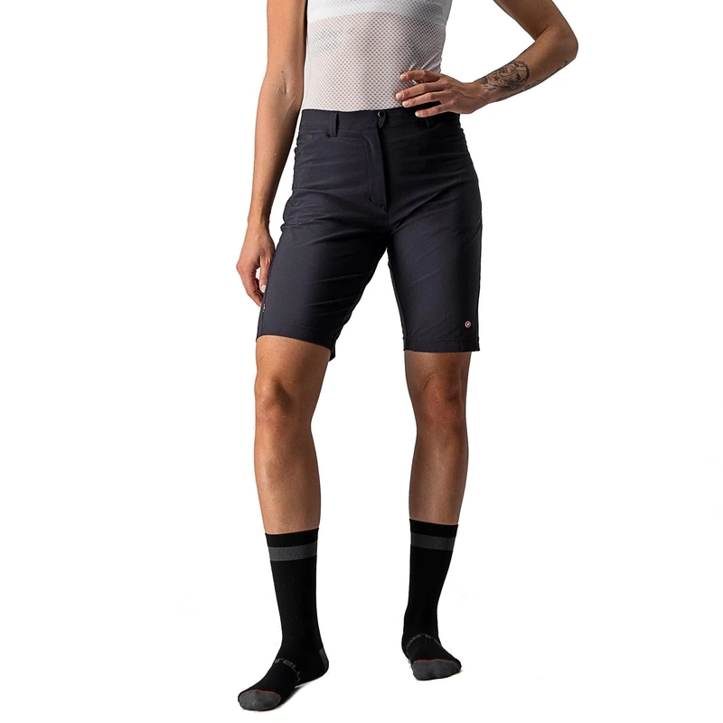 CASTELLI Unlimited W Baggy Short – Women's MTB Shorts, Breathable and Durable, Ideal for Trail and Gravel Black