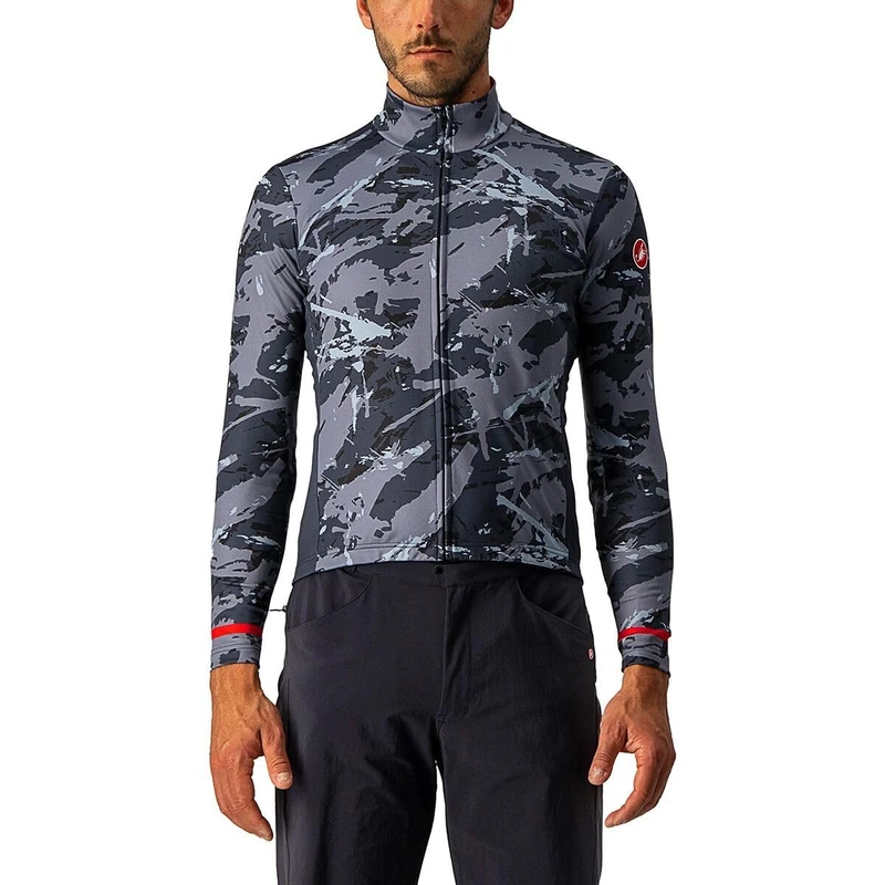 CASTELLI 4521508-988 Unlimited TH Jersey Sweatshirt Men's Gray/Blue XXL