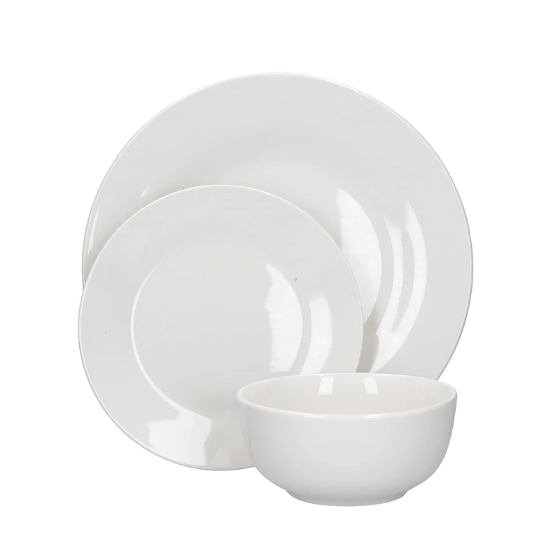 Mikasa Alexis Twelve Piece Porcelain Dinnerware Set, Gift Boxed